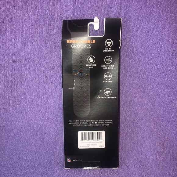 New Groove Life Apple Watch Band NFL Green Bay Packers 38/40mm S/M No Watch - Picture 3 of 4